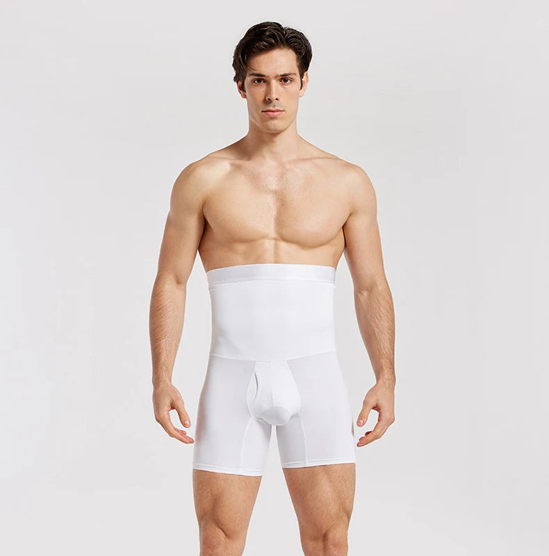 Men Tummy Control Shorts Body Shaper Compression High Waist