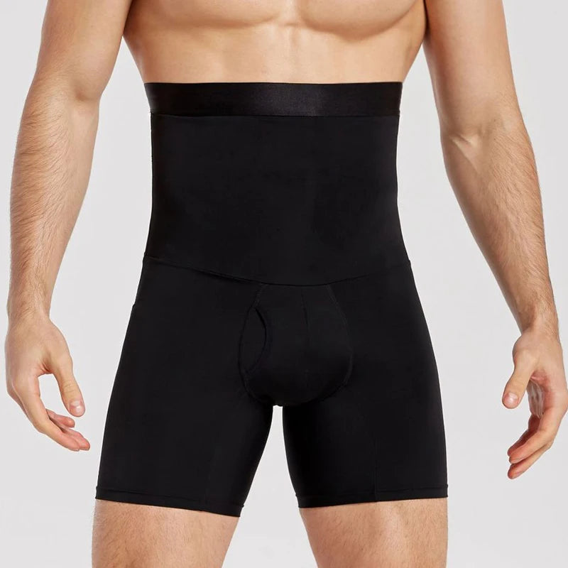 Men Tummy Control Shorts Body Shaper Compression High Waist