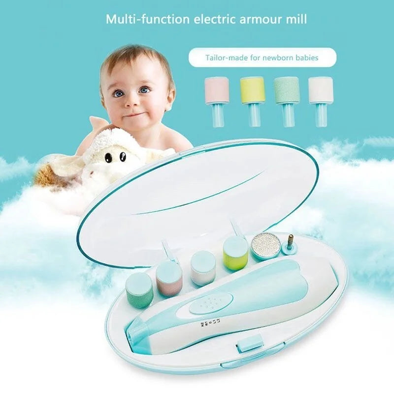 Baby Electric Nail Trimmer Kid Nail Polisher Tool Baby Care  Infant Manicure Set