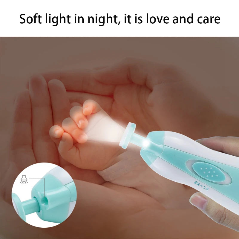 Baby Electric Nail Trimmer Kid Nail Polisher Tool Baby Care  Infant Manicure Set