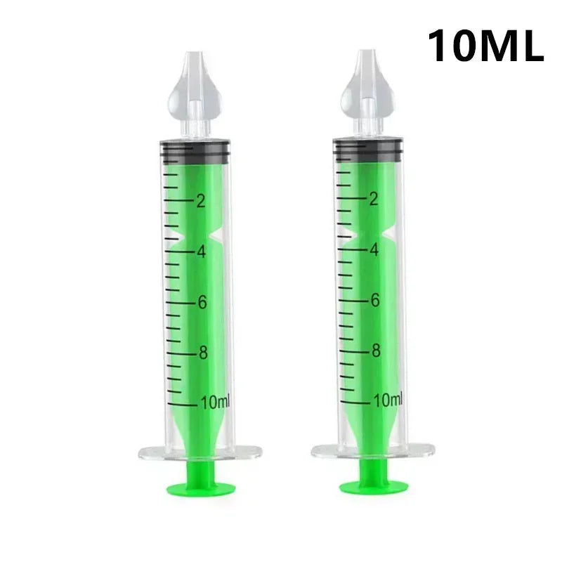 2Pcs Needle Tube Baby Nasal Aspirator Syringe Baby Nose Cleaner